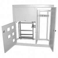 Этажный щит мод., IP30, встраиваемый, сталь, серая дверь, с клеммами |  код. SQ0905-0169 |  TDM